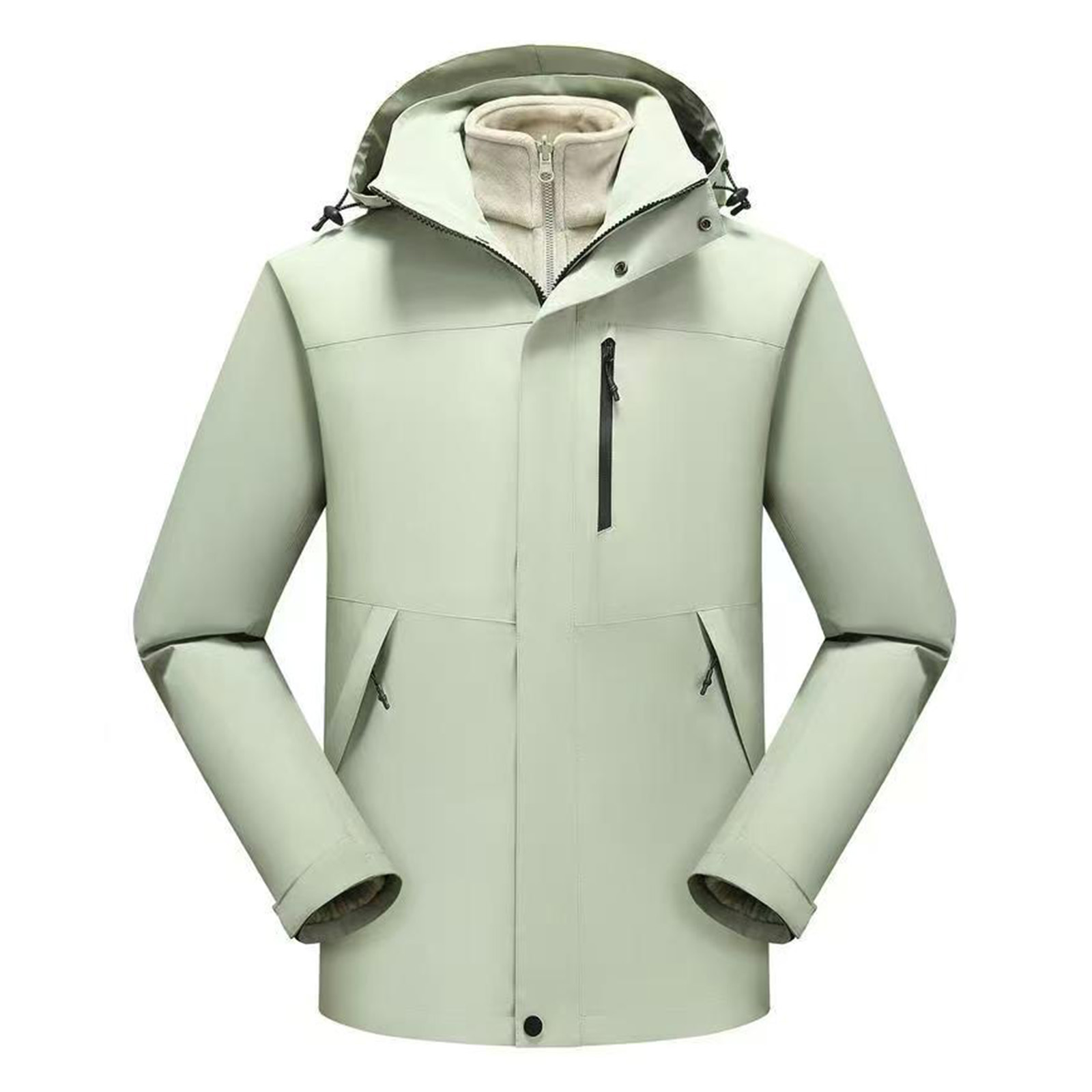 Waterproof Mens Customizable Thicker Outer Jacket for Cold Weather