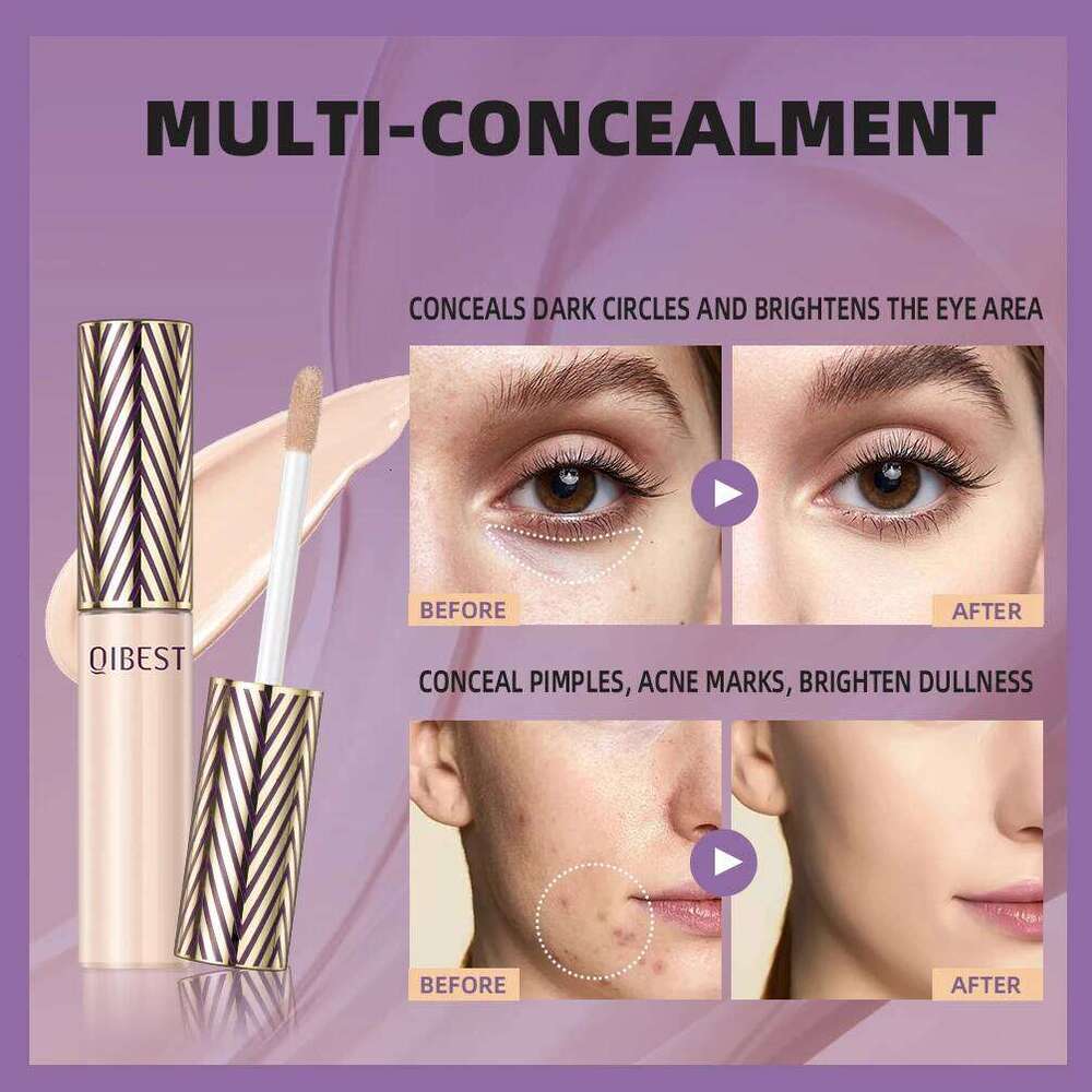 QIBEST 7ml Concealer Liquid Foundation Face Primer Cosmetic Anti Dark Circles Makeup Modify Corrector maquille X250701