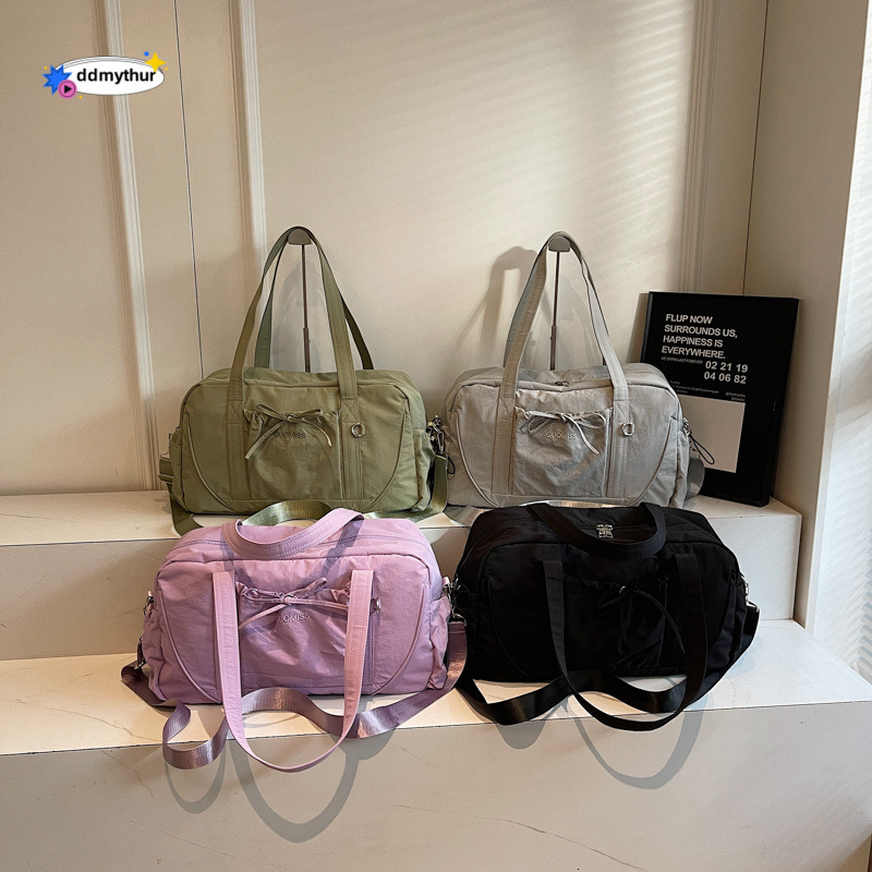 Lightweight Large Capacity Shoulder Crossbody for Women Fashion 2025 Simple Sports Gym Handheld Luggage Bag New Model ddmythur