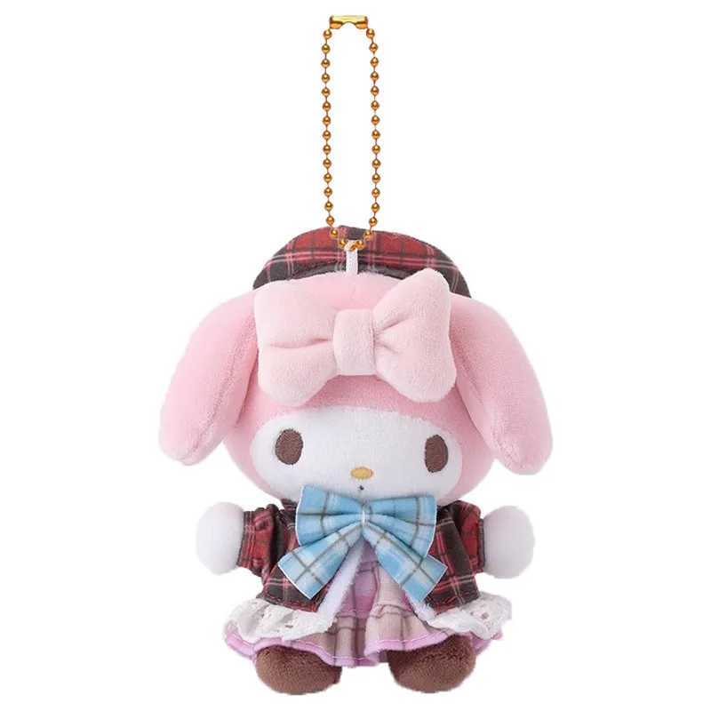 Sanrio 12CM Sanrioed Kawaii Hello Kitty Kuromi Plush Doll Toys Pendant Cute Plush Keychain Bag Pendant Christmas Gifts w250701