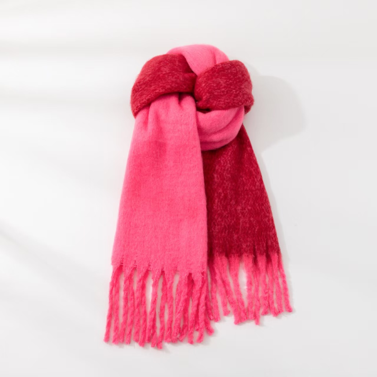 T1108 plaid tassel scarf ladies autumn and winter comfortable versatile neck scarf Korean cashmere