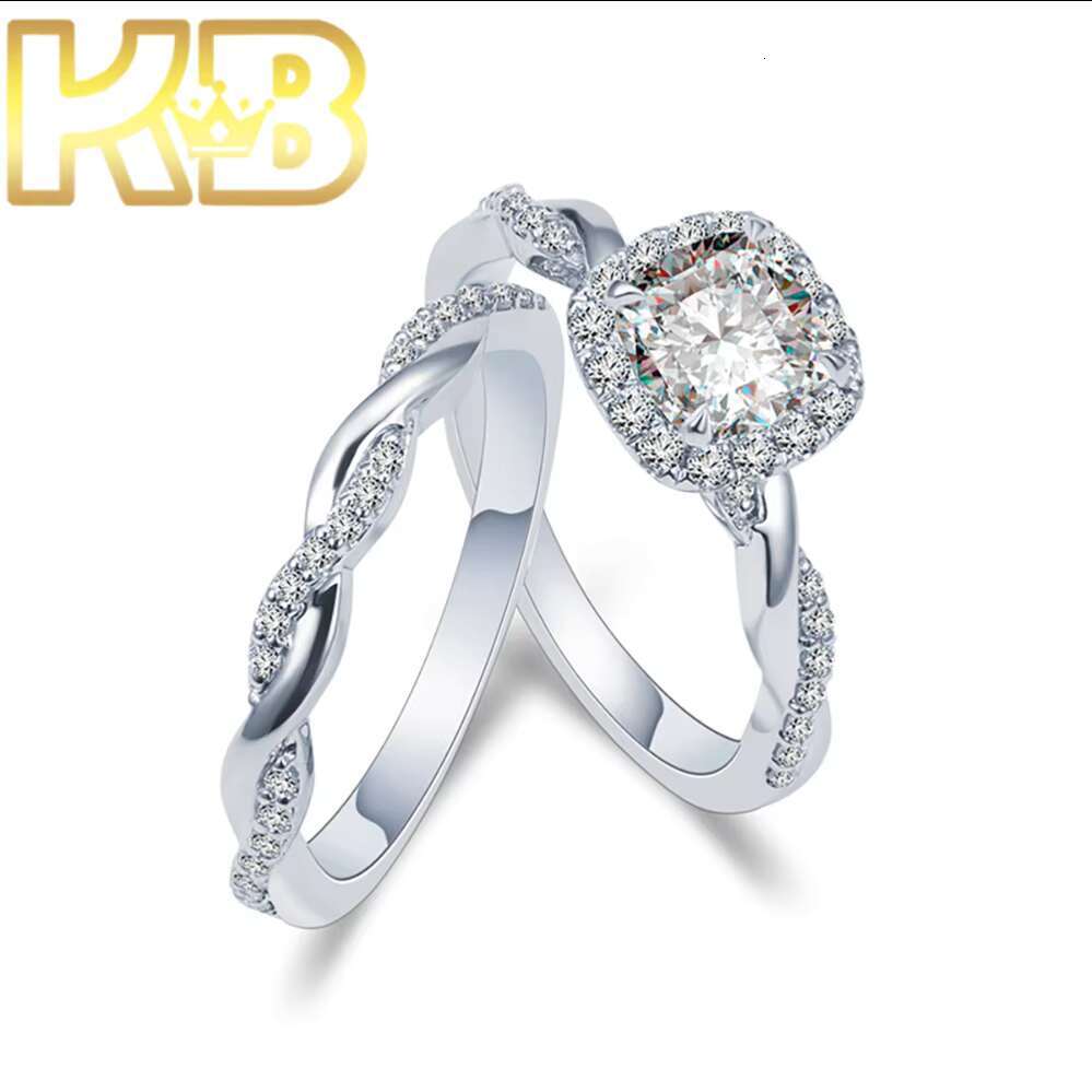 IGI Certified Lab Grown Diamond Ring 925 Silver 1 Ct Round Cut D Color VVS Clarity Solitaire Engagement Wedding Band Jewelry