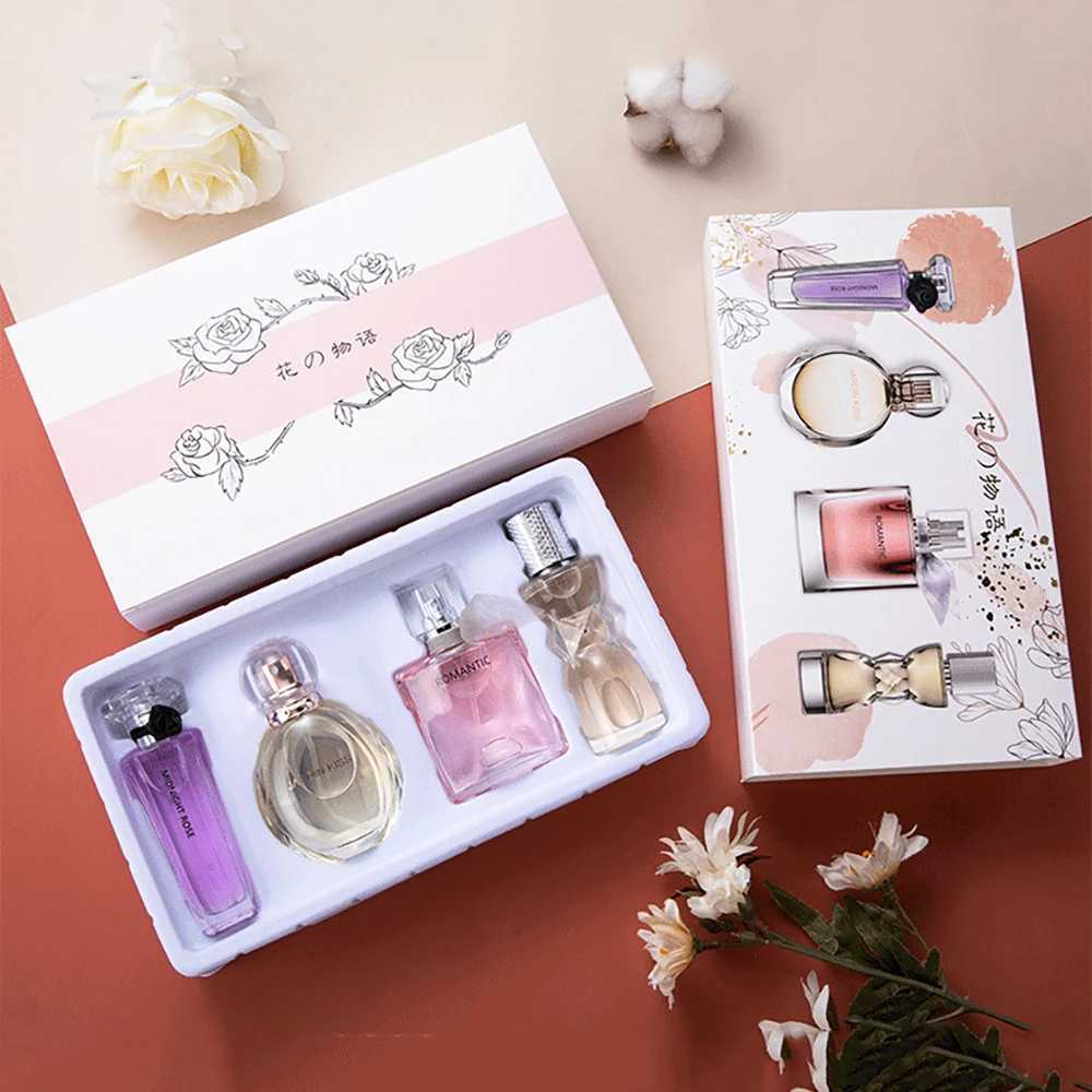 Gift Box Four Piece Set Perfume Women Lasting Fragrance Body Spray Floral Scent Pheromone Eau De Parfum Cologne 105ml ToiletteXJ250630