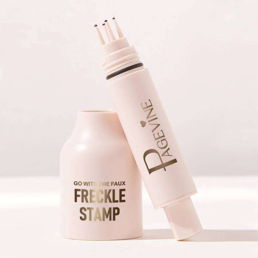 5-Point Freckle Stamp Pen Natural-Looking Waterproof Liquid Freckles Quick-Dry Effortless Air Cushion Tip Dot Spot Application X25070