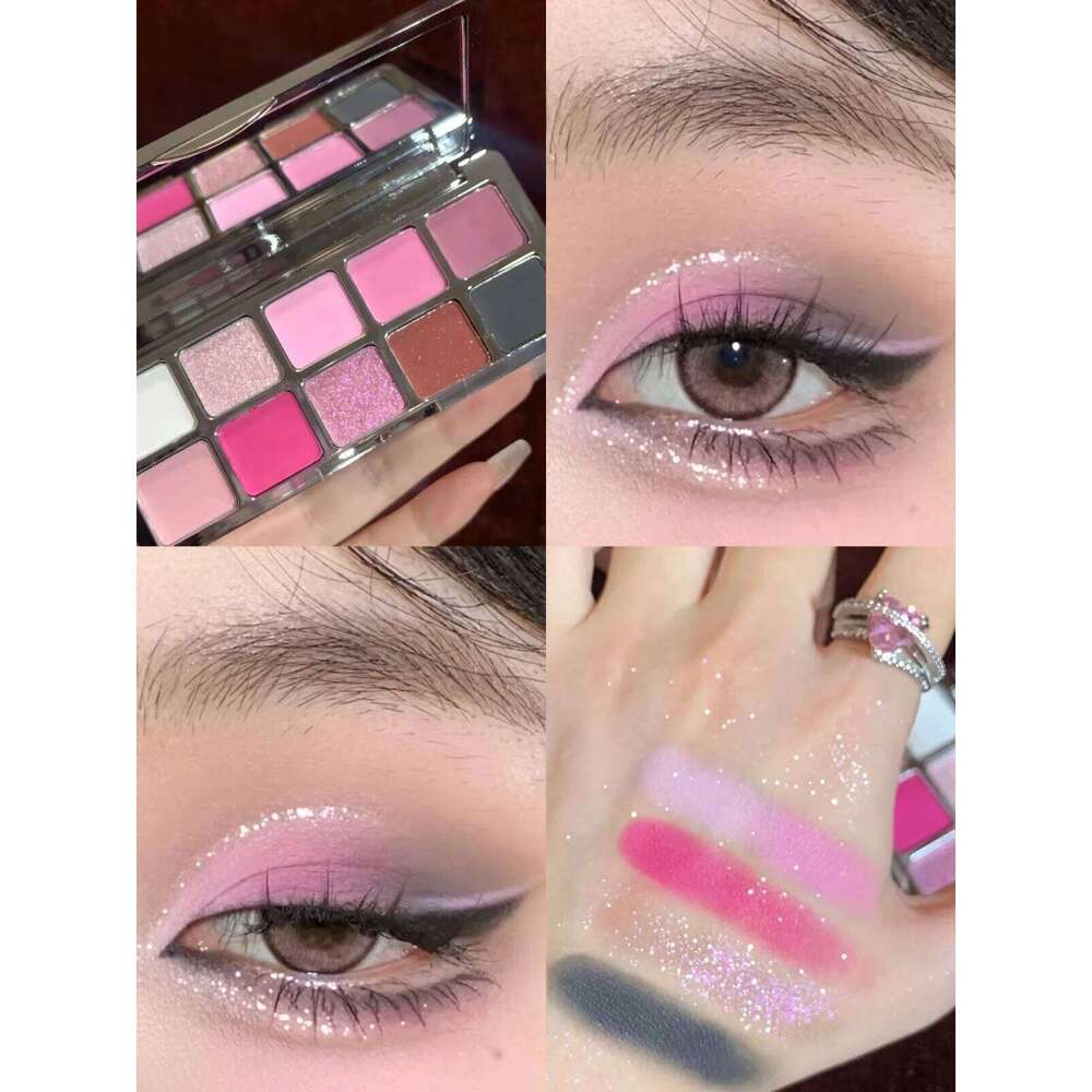 SHEDELLA 10 Color Eyeshadow Palette Matte Shimmer Lasting Pearl Shining Shine Glitter Shadow Makeup 601 X250701