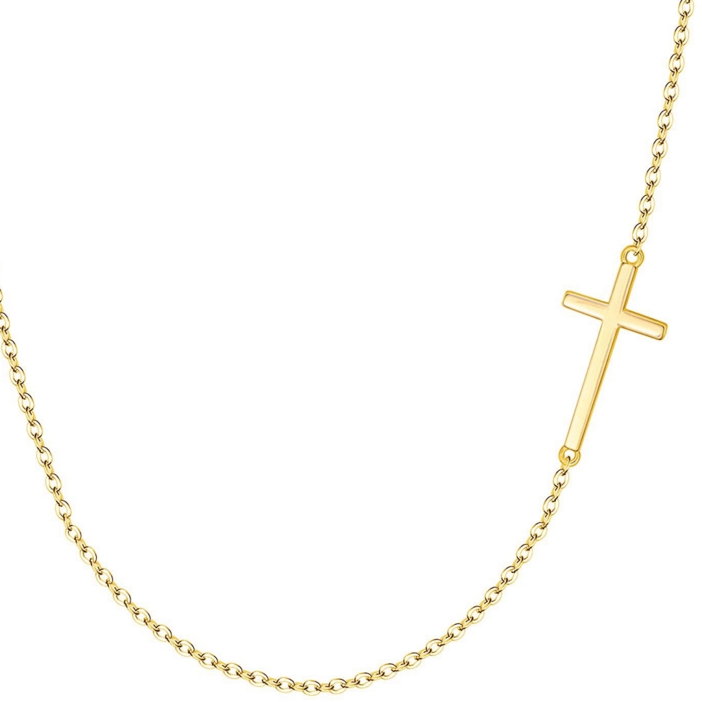 30PCS Stainless Steel Christian Cross Pendant Necklaces Simple Cool Faith Religious Orthodox Jesus Cross Chain Choker for Women Girls