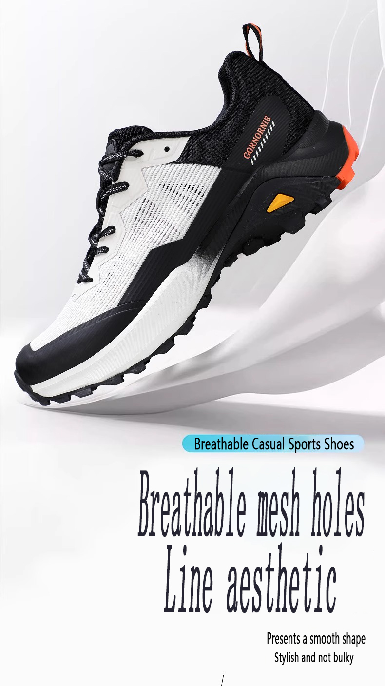 Outdoor leisure summer cool casual men and women single net breathable lightweight cross-country running shoes
