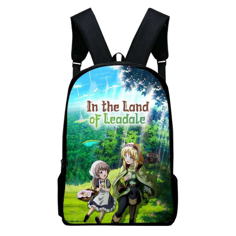 Fashion Cool In the Land of Leadale Notebook pupil School Bags 3D Print Oxford Waterproof Boys/Girls Laptop Backpacks