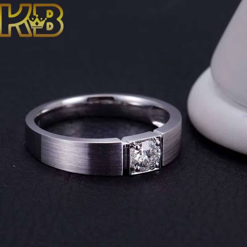 2025 New Design Custom IGI Certified Diamond Lab Grown Ring 0.3ct VVS Lab Grown Diamond 925 Silver Ring Design for Women
