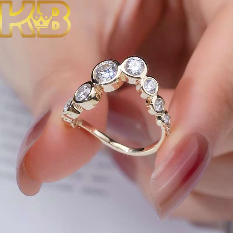 Lab Created VVS1 CVD Diamond Solitaire Ring 925 Silver Affordable Wholesale Lab Grown Diamond Engagement Ring Bridal Jewelry