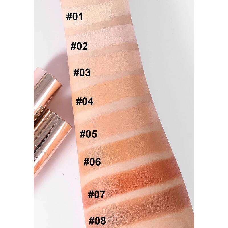 Cream Contour Stick With Brush Head Nose Shadow Cheek Silhouette Highlight Face Shaping Matte Waterproof Concealer Korean Makeup X250