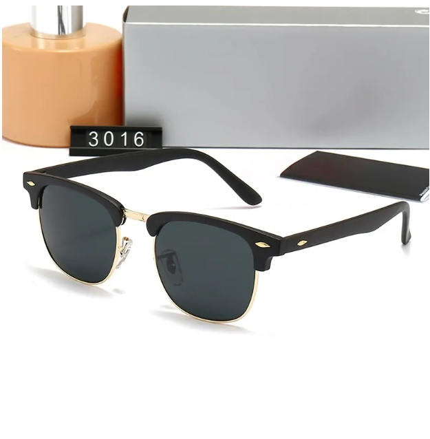 Designers sunglasses Luxury designer car glasses for woman luxurys Leopard head Frameless wooden leg mens sunglasses Brand Sun Glasses 3016