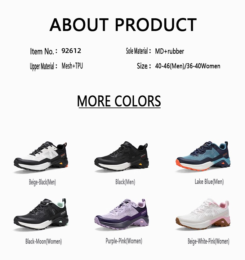 Outdoor leisure summer cool casual men and women single net breathable lightweight cross-country running shoes