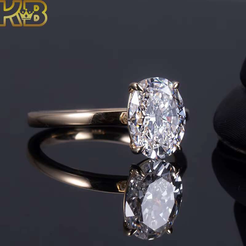 IGI Certified Diamond Rings Woman-Made Created Real Diamond VS Grade Loose HPHT CVD Lab Grown Diamonds