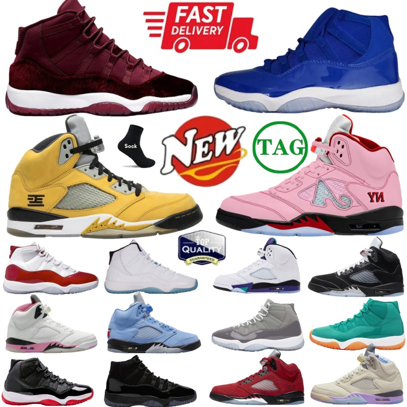 Basketball Shoes 5s 11s designer Shoes Metallic Reimagined cherry Unc Fire Red White Cement Grape Infrared Tokyo Awake NY Moonlight Mens Womens Trainers Sneakers