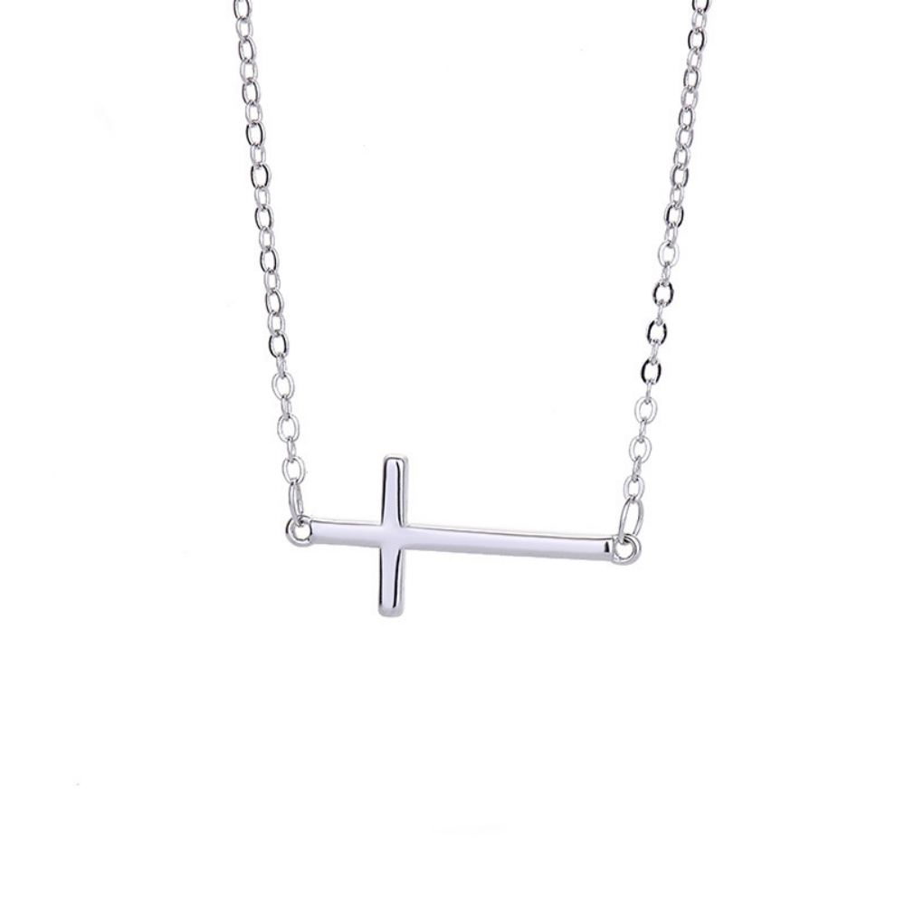 30PCS Stainless Steel Christian Cross Pendant Necklaces Simple Cool Faith Religious Orthodox Jesus Cross Chain Choker for Women Girls