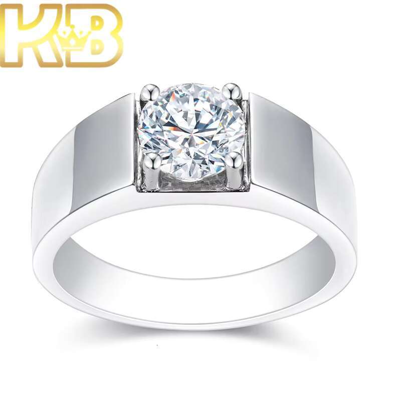 2025 New Design Custom IGI Certified Diamond Lab Grown Ring 2ct VVS2 Lab Grown Diamond Silver 925 Ring Design for Women
