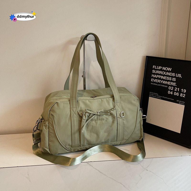 Lightweight Large Capacity Shoulder Crossbody for Women Fashion 2025 Simple Sports Gym Handheld Luggage Bag New Model ddmythur