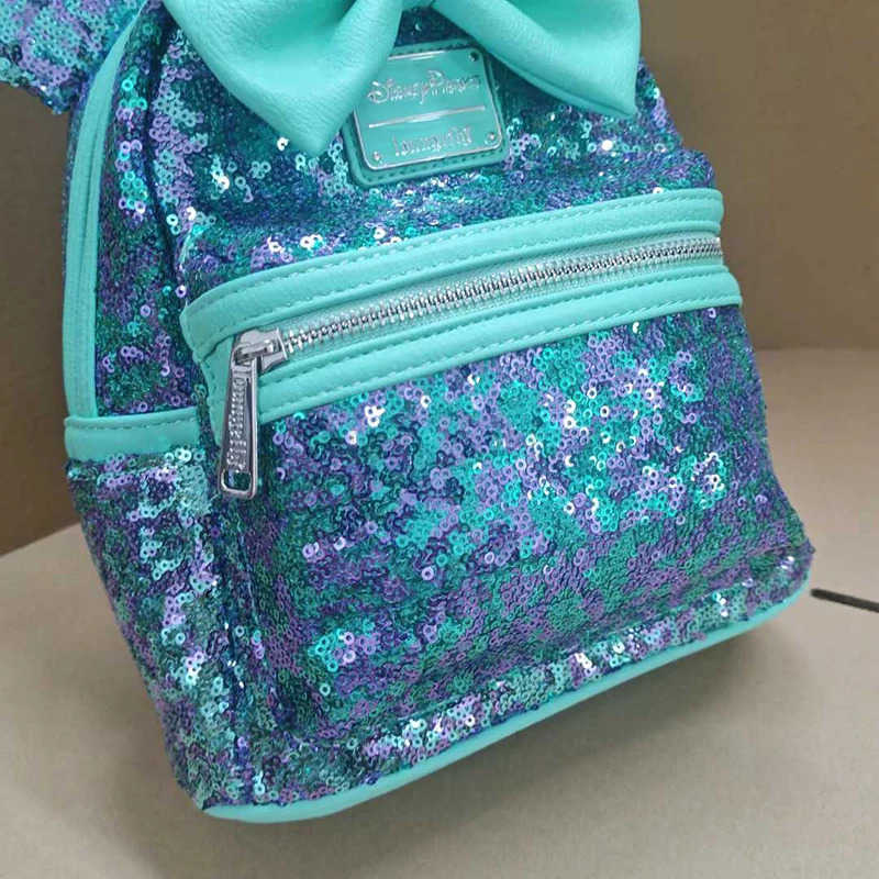 Disney 100% Original Disney Minnie Mickey Mini Backpack Elementary School Backpack Girl Shoulder Bag Outdoor Leisure Bag Girl Xmas Gift W250701