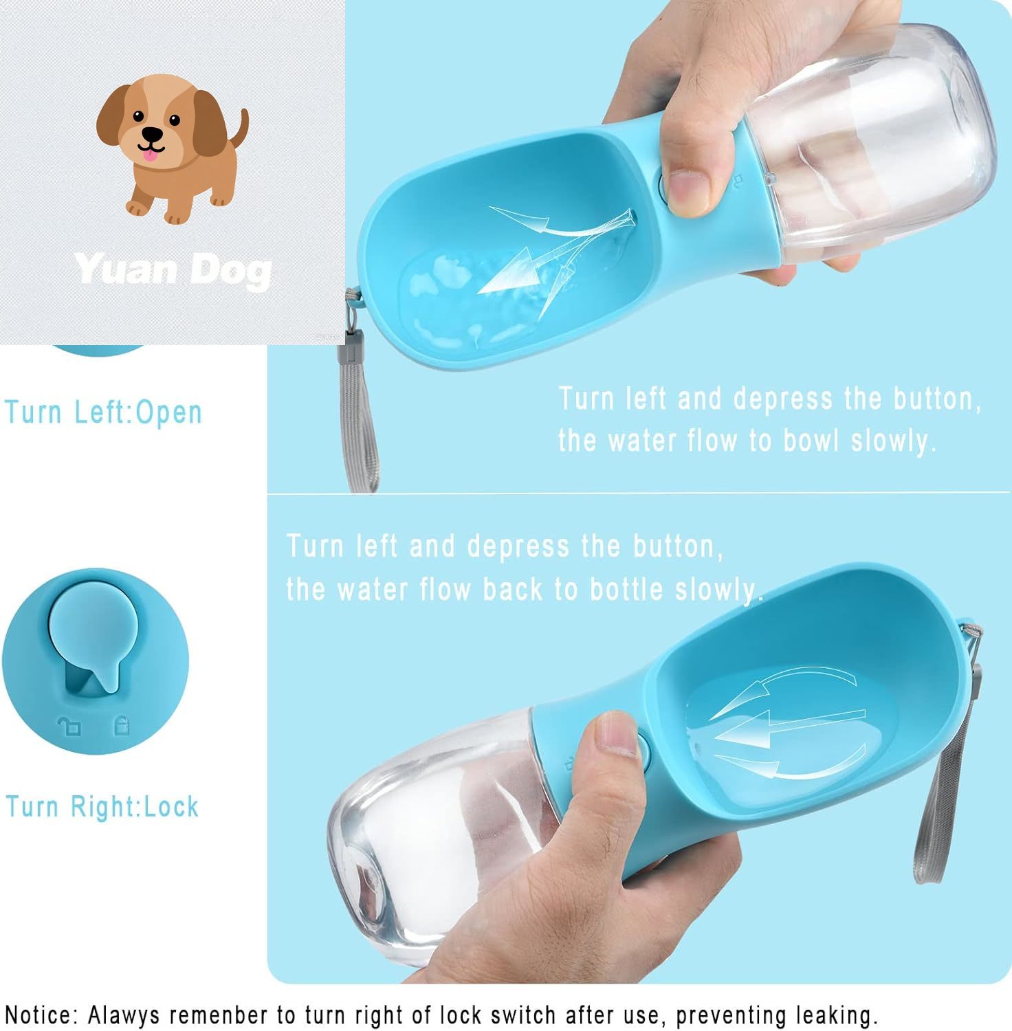 free shipping Bottle with Food Container, Travel Puppy Water Bowl, Portable Pet Dispenser, Cat Walking and Hiking Dog Gift