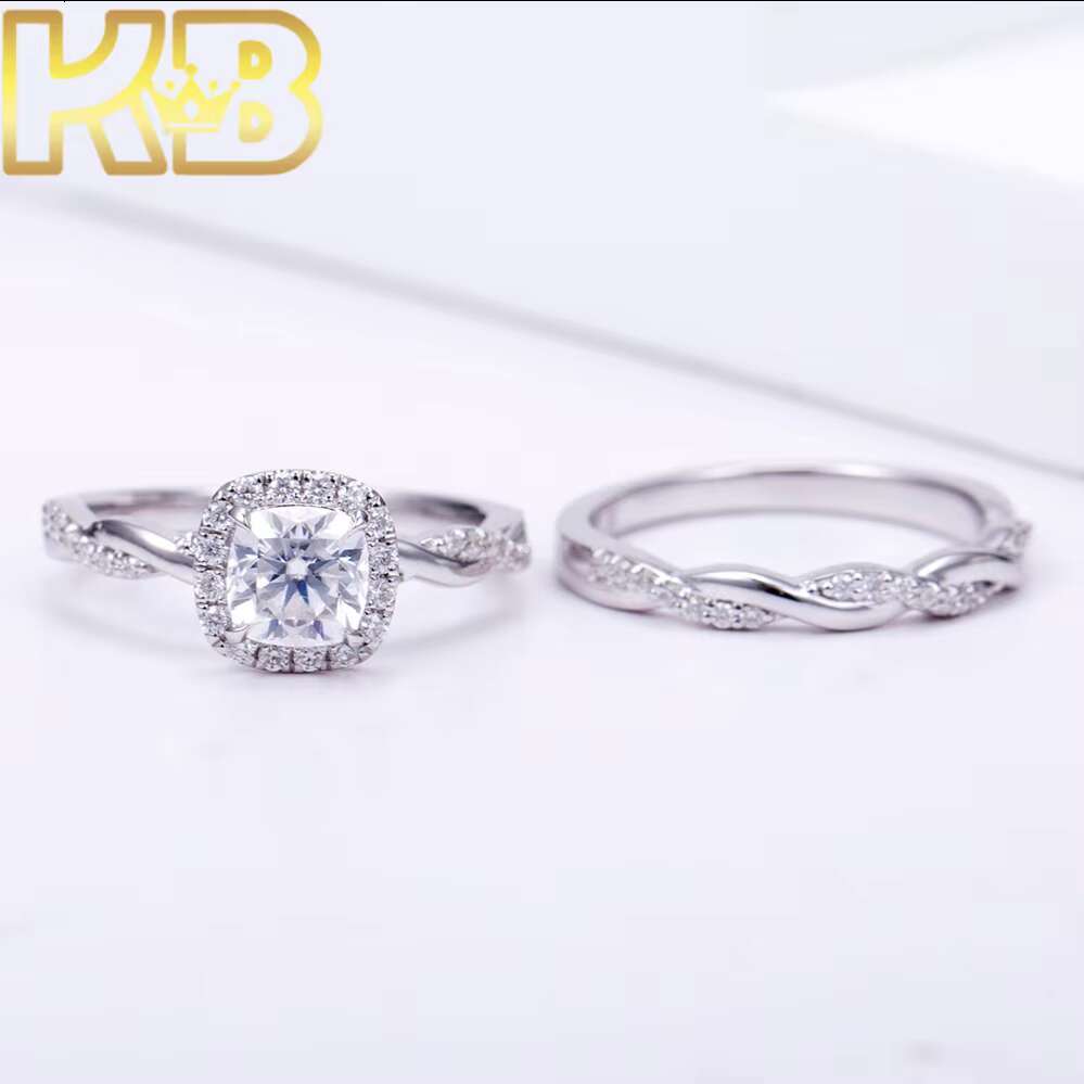 IGI Certified Lab Grown Diamond Ring 925 Silver 1 Ct Round Cut D Color VVS Clarity Solitaire Engagement Wedding Band Jewelry