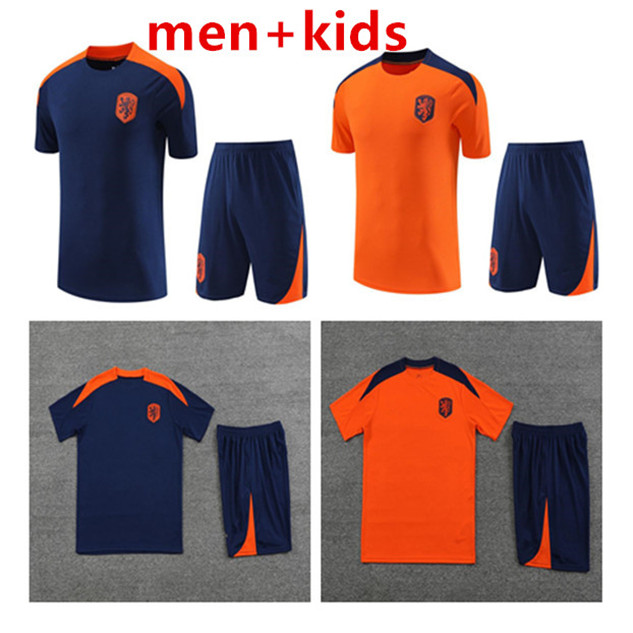 Men and kids kit 2024 2025 Netherlands kit MEMPHIS soccer jersey 24 25 Training suit Holland club jersey DE JONG VIRGIL DUMFRIES BERGVIJN BLIND DE LIGT football shirt