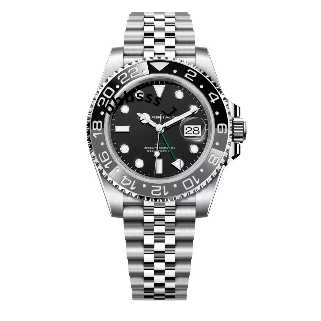New luxury top quality mechanical watch 40MM clean factory 904 Steele eta 3285 movement GMT watch