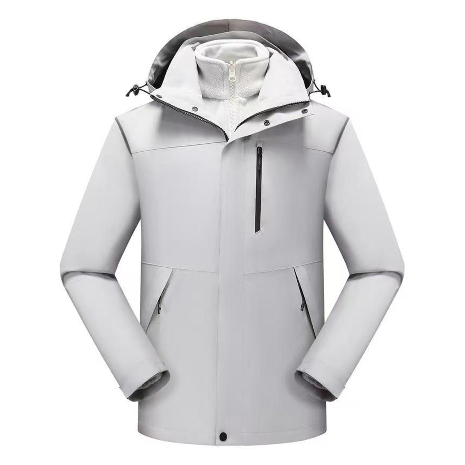 Waterproof Mens Customizable Thicker Outer Jacket for Cold Weather