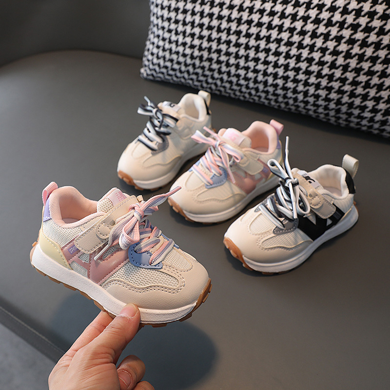 2025 Spring and Autumn Men's Boys' Dad Shoes Big Boys' and Primary School Students' Running Shoes Breathable Korean-style Children