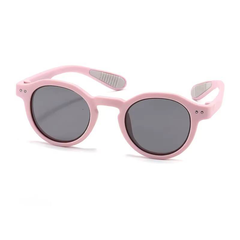 Round Sunglasses for Kids Toddler Flexible Cute UV 400 Protection Polarized Glasses Children Girl Boy Gifts ddmyshoesvip Z260305