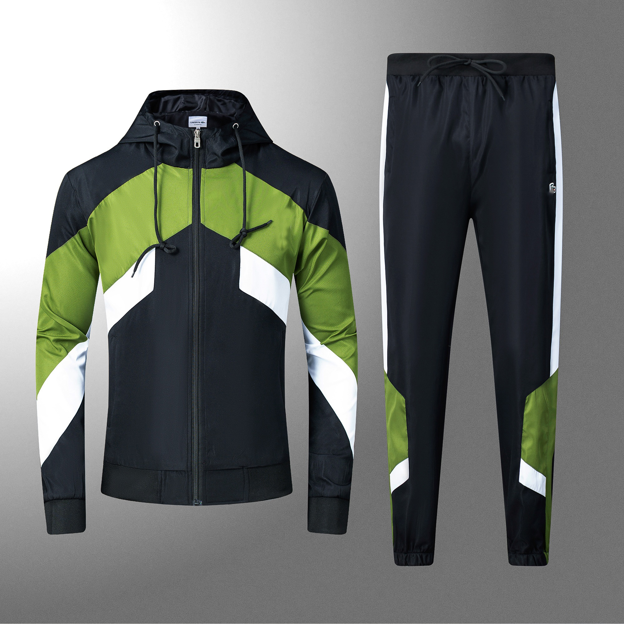 embroidery Men's Tracksuits Men Sets Jogging Sports Suit Tracksuit Harajuku Spring Autumn Sportswear Solid Casual Jacket Pants 2 Pieces Clothing