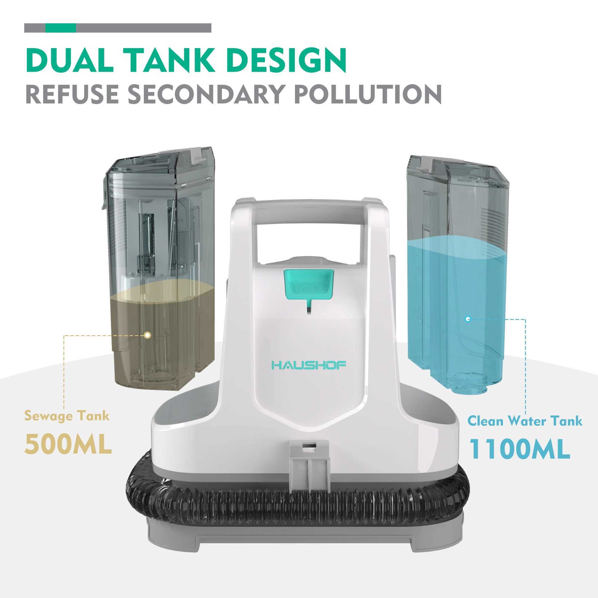 HAUSHOF StainZapper Spot Carpet Cleaner Machine 400w Portable Carpet and Upholstery Cleaner l250630