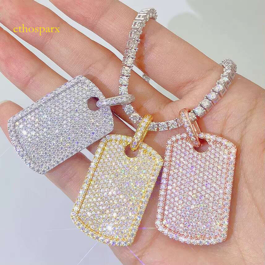 High quality pure sier pyroxene pendant ready for shipment - chilled D-color hip-hop accessory