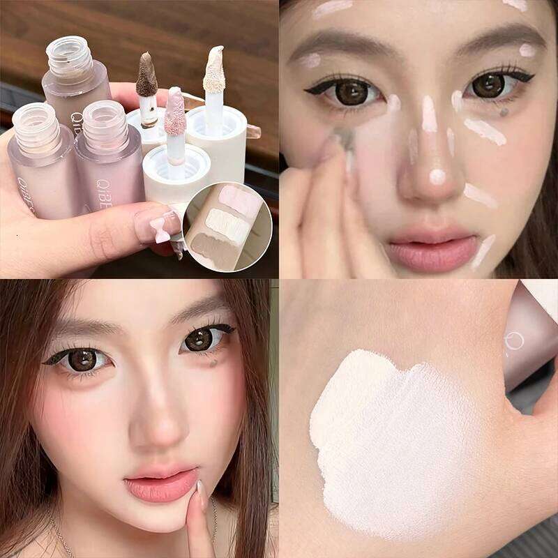 Beige White Concealer Matte Highlight Waterproof Three-dimensional Face Brighten Natural Contouring Stick Makeup X250701