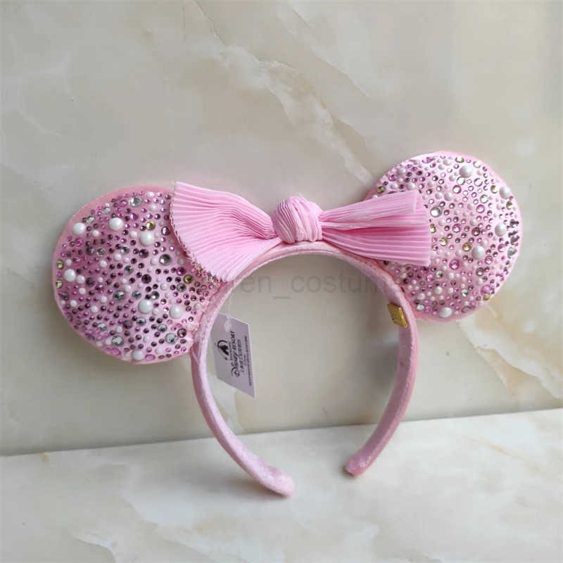 Disney Mickey Mouse Ear Headband Pumpkin Pirate Hat Halloween Hairband Cosplay Party Headwear Cartoon Birthday Gift Girl Toy W250701
