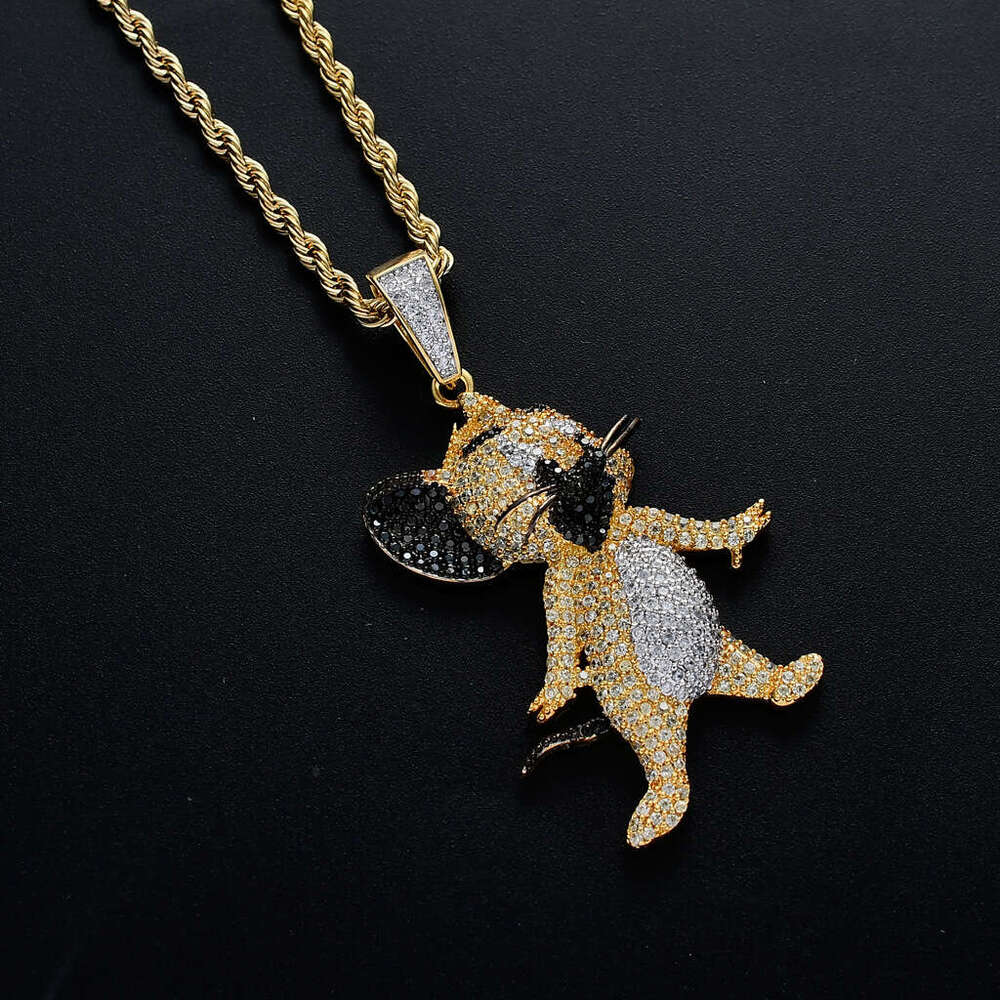 Classic Anime Tom and Jerry Pendant Nightclub Rapper Hip Hop Accessories caa7