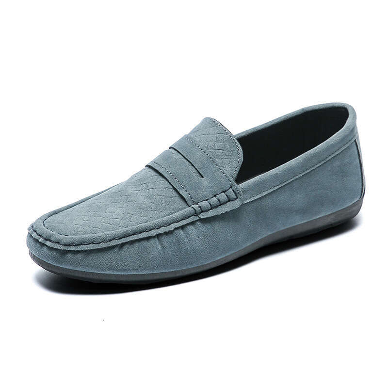 Men's Versatile Stylish Youth free shipping big size Social Shoes Slip-On Breathable Soft Sole Loafers for Men
