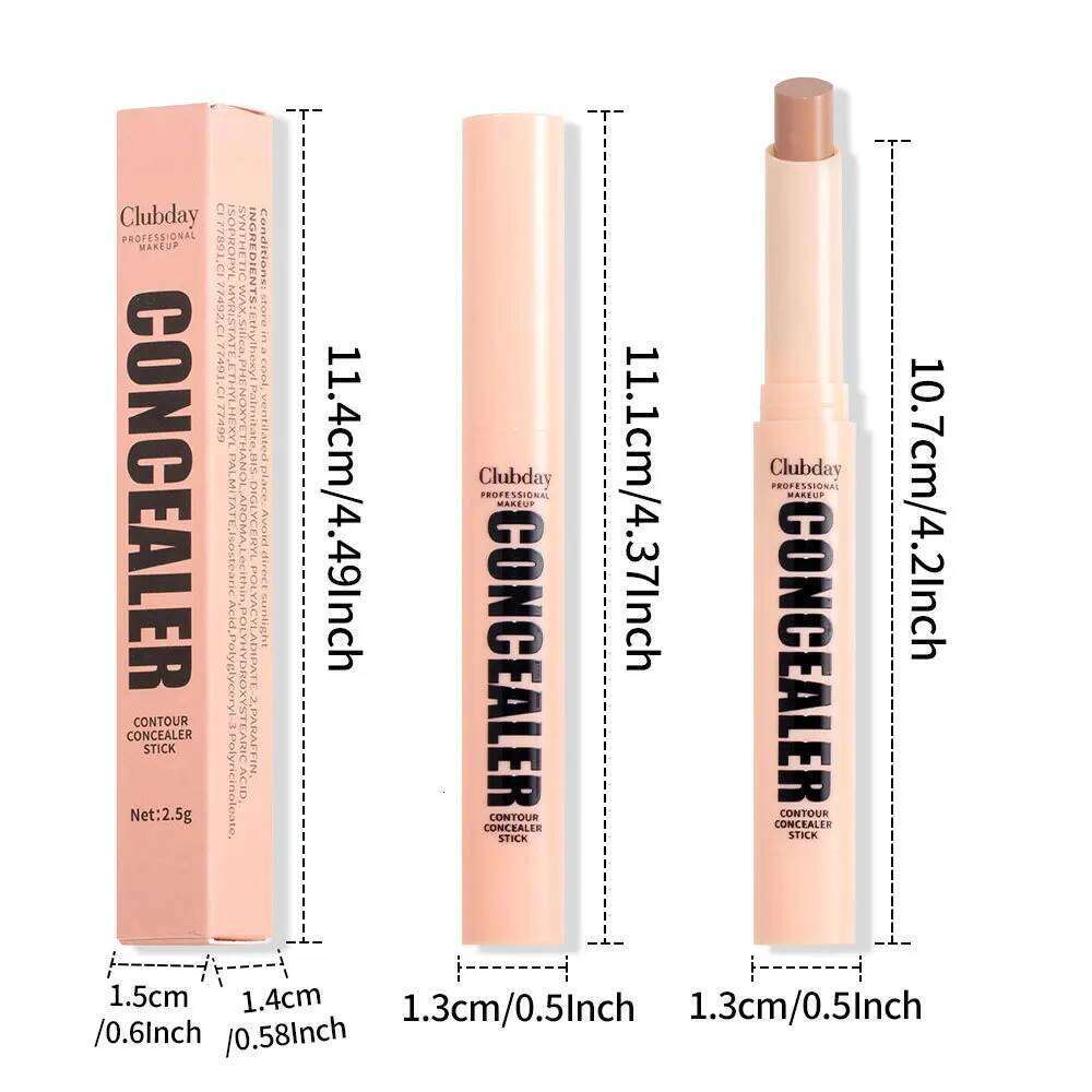Orange Green Contour Stick Waterproof Matte Concealer Full Cover Acne Dark Circles Nude Foundation Makeup Corrector X250701