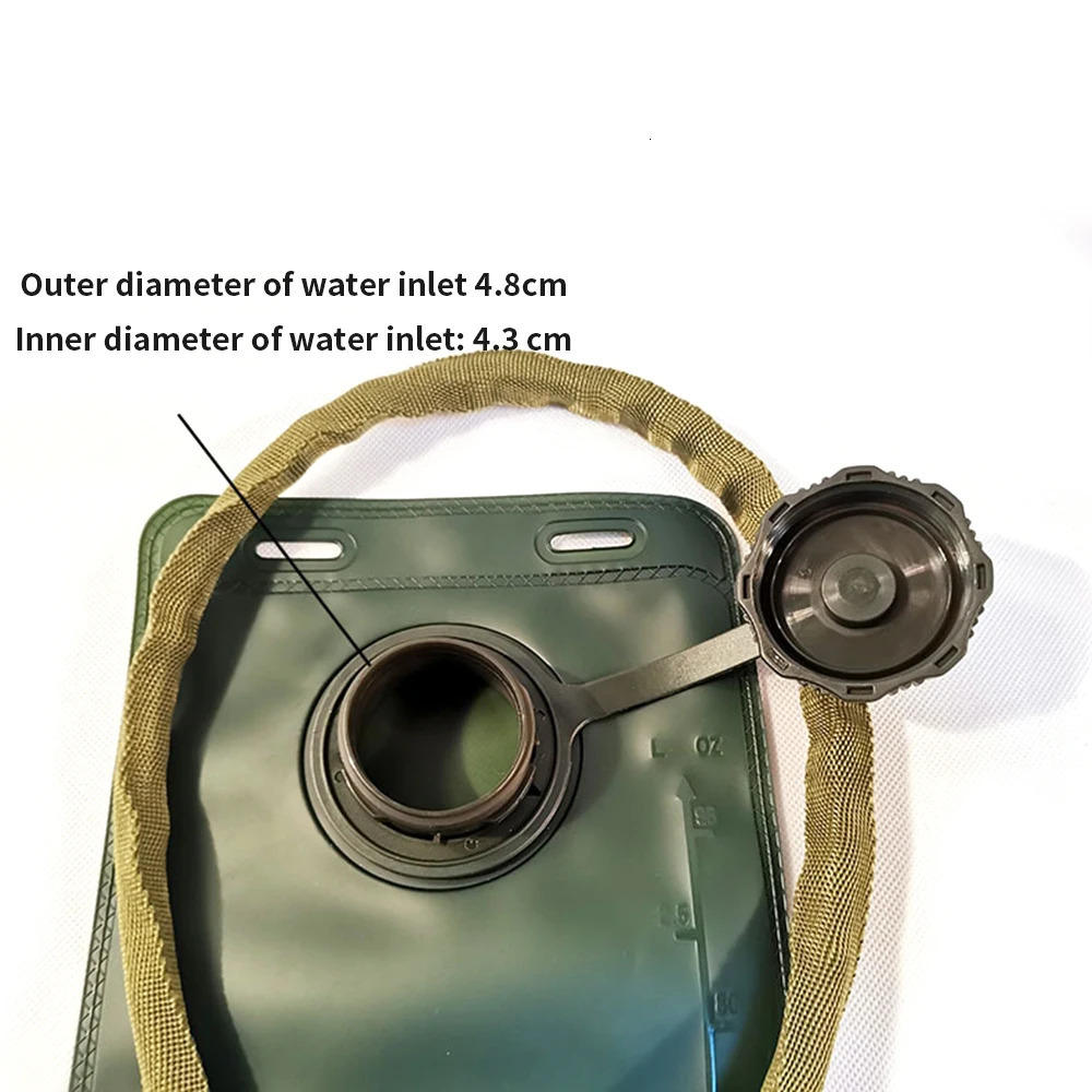 2L 25L 3L Water Bladder Reservoir Hydration Pack Storage Bag Free Folding Camping Running Vest Backpack 250624