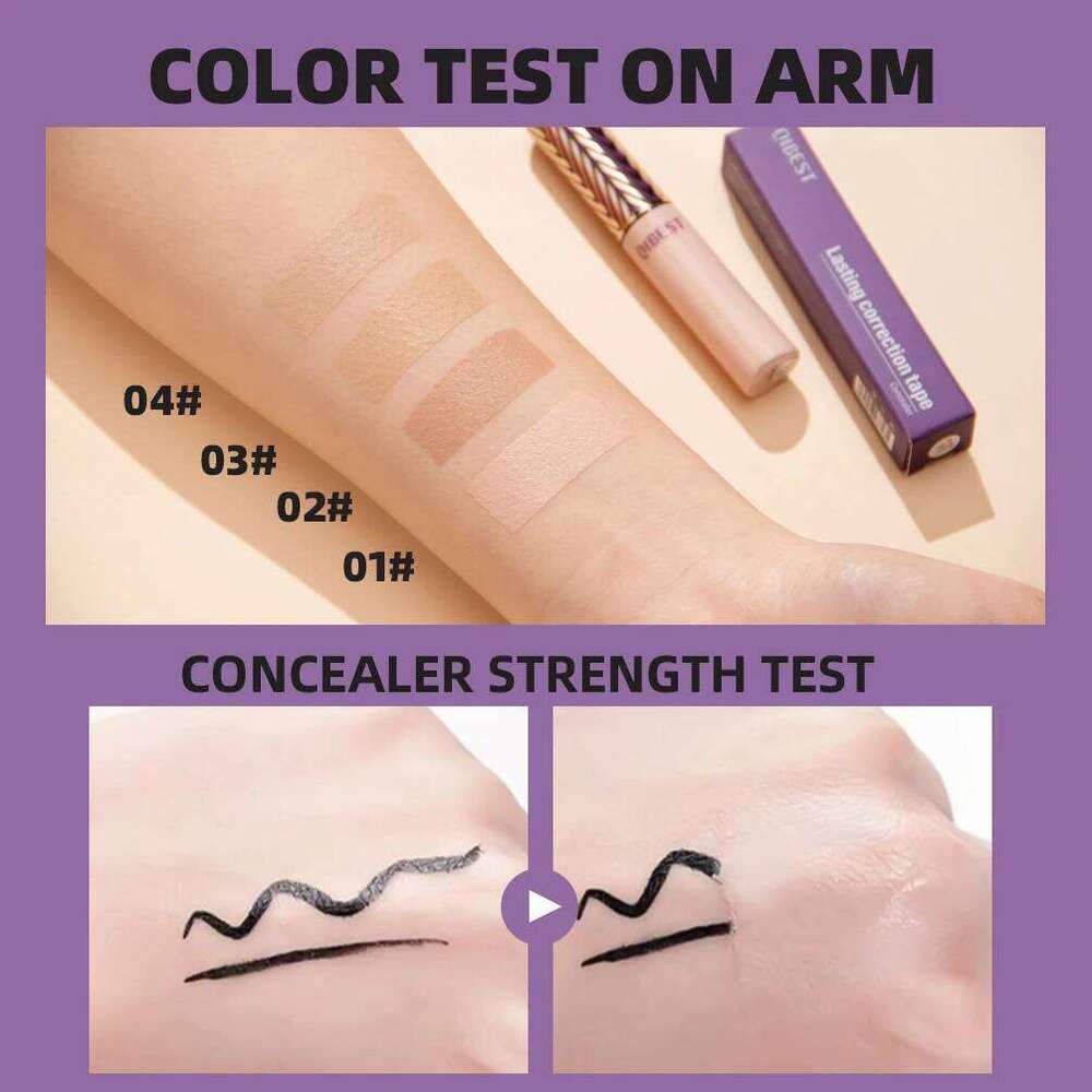 QIBEST 7ml Concealer Liquid Foundation Face Primer Cosmetic Anti Dark Circles Makeup Modify Corrector maquille X250701
