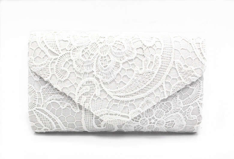 Lace Envelope Fashion Evening Clutch Shoulder Bag