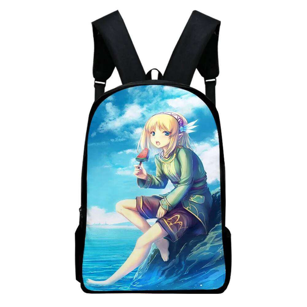 Novelty WORLD OF LEADALE Notebook pupil School Bags 3D Print Oxford Waterproof Boys/Girls Laptop Backpacks