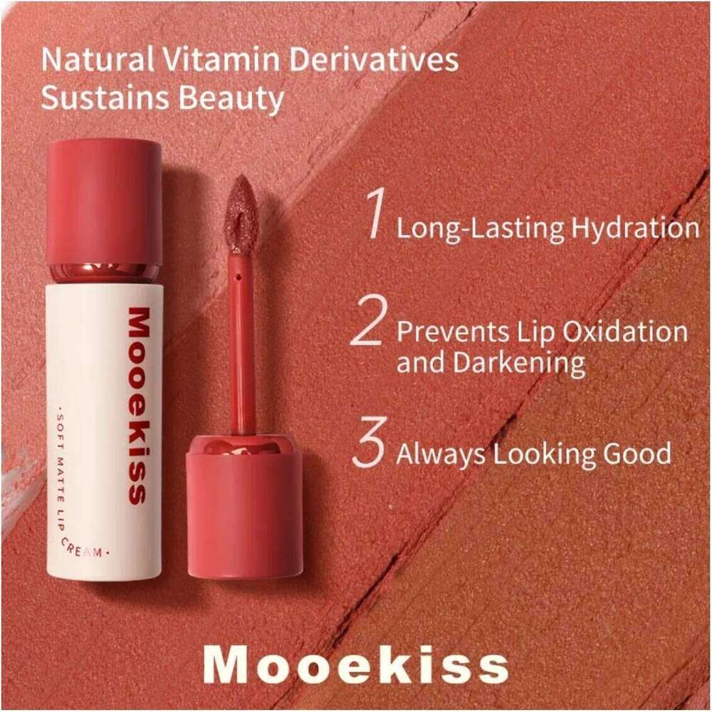 Mooekiss Matte Veet Cream Non-Stick Cup Non-Fade Lipstick Lip Authentic Makeup Original X250701 X250701