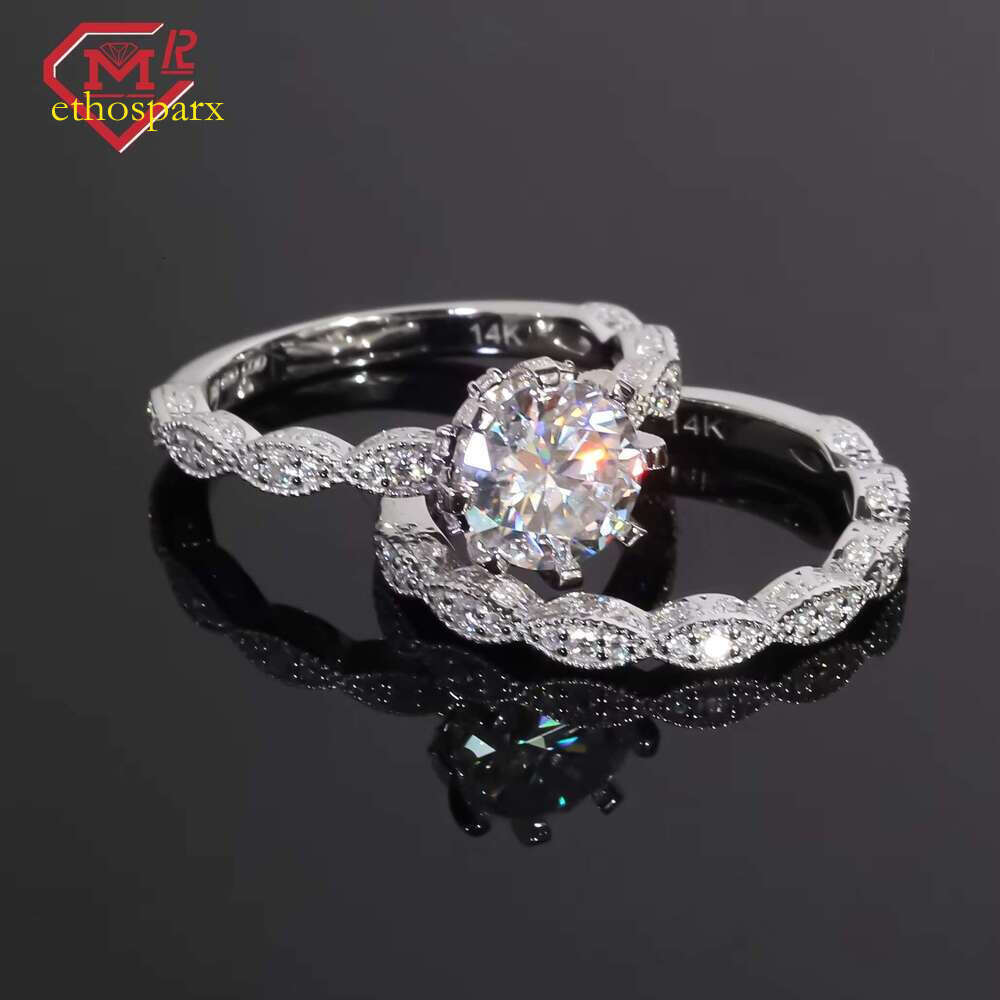 Silica engagement chilled S classic women and men luxurious VVS silica ring