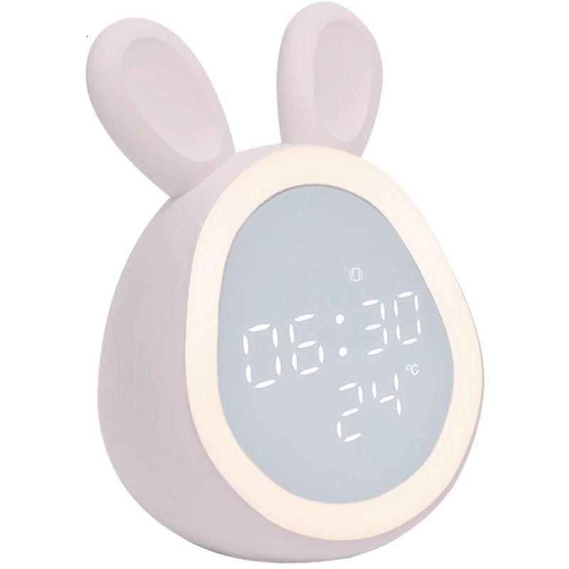 Children Digital Alarm Clock Sunrise Simulator with LED Night Light Lamp for Boy P0RE LJ201211