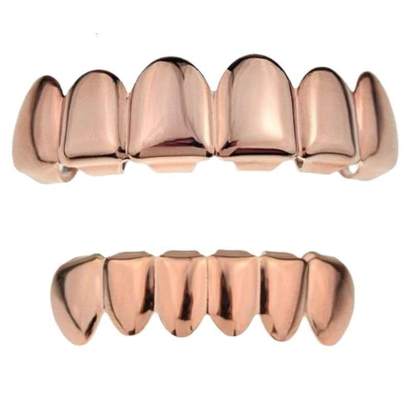 HIPHOP Hip Hop Grillz Real Gold Plated Teeth Jewelry