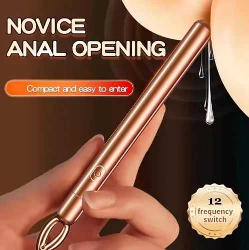 Mini Anal Vibrator for Women Men Prostate Massage Sex Toy 12 Modes Vibrating Buttplug Clitoral Stimulator Adults Bullet Vibrator W250701