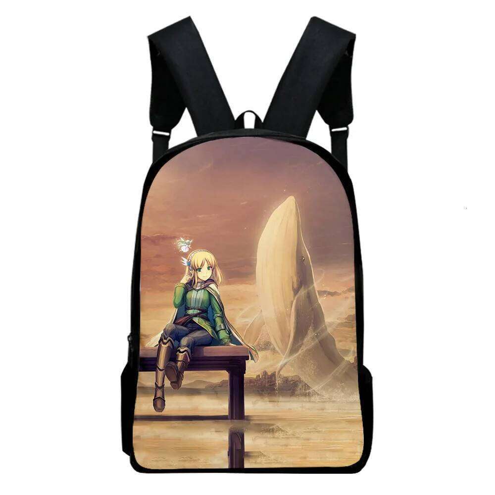 Fashion Cool In the Land of Leadale Notebook pupil School Bags 3D Print Oxford Waterproof Boys/Girls Laptop Backpacks