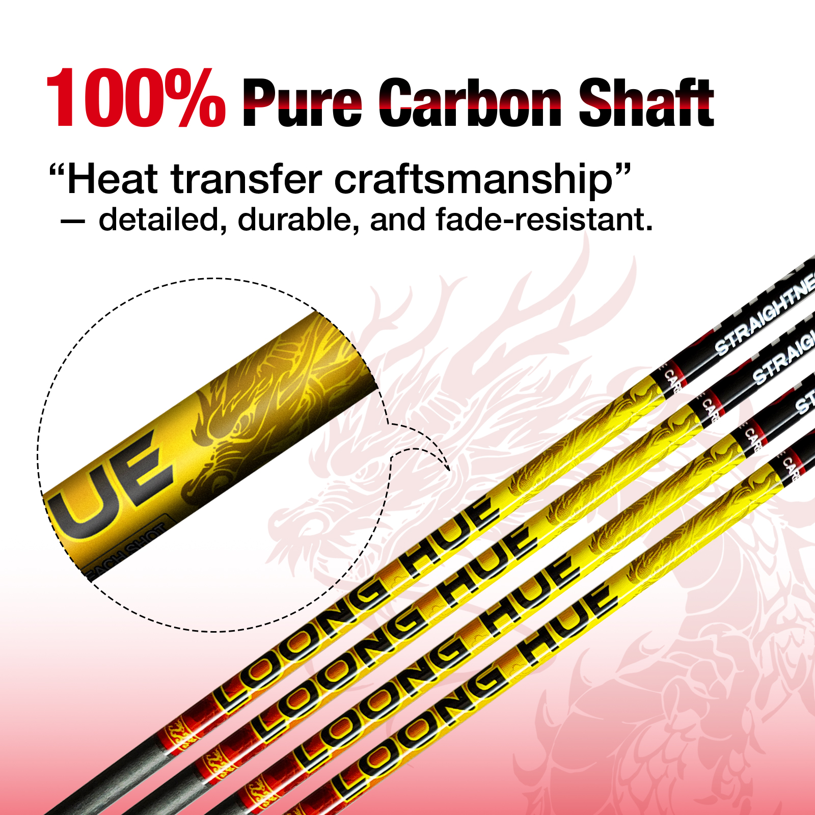 Carbon Archery Arrows without Arrowheads 31inch Hunting Arrows 4.2mm Targeting Arrows for Recurve Bow & Compound Bow Spine 350-1500 (6Pcs)