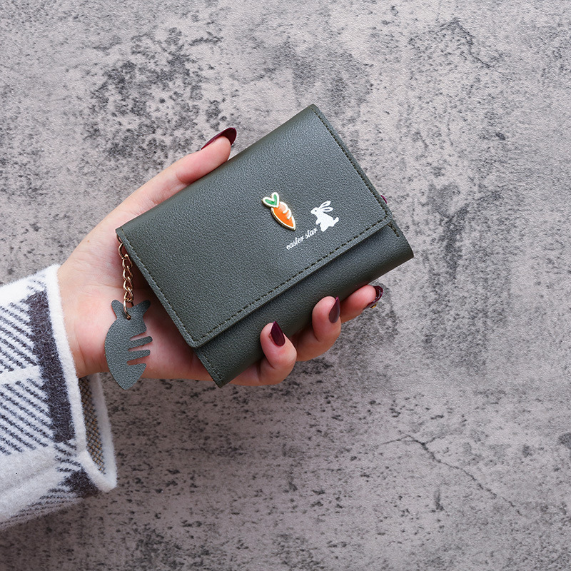 Designer Cute Luxury New for Women Short Ladies Wallet Mini Korean Version Small Coin Purse Card Holder Y260206